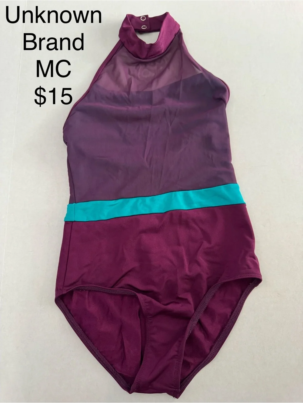 Purple and Teal Dance Leotard - MC